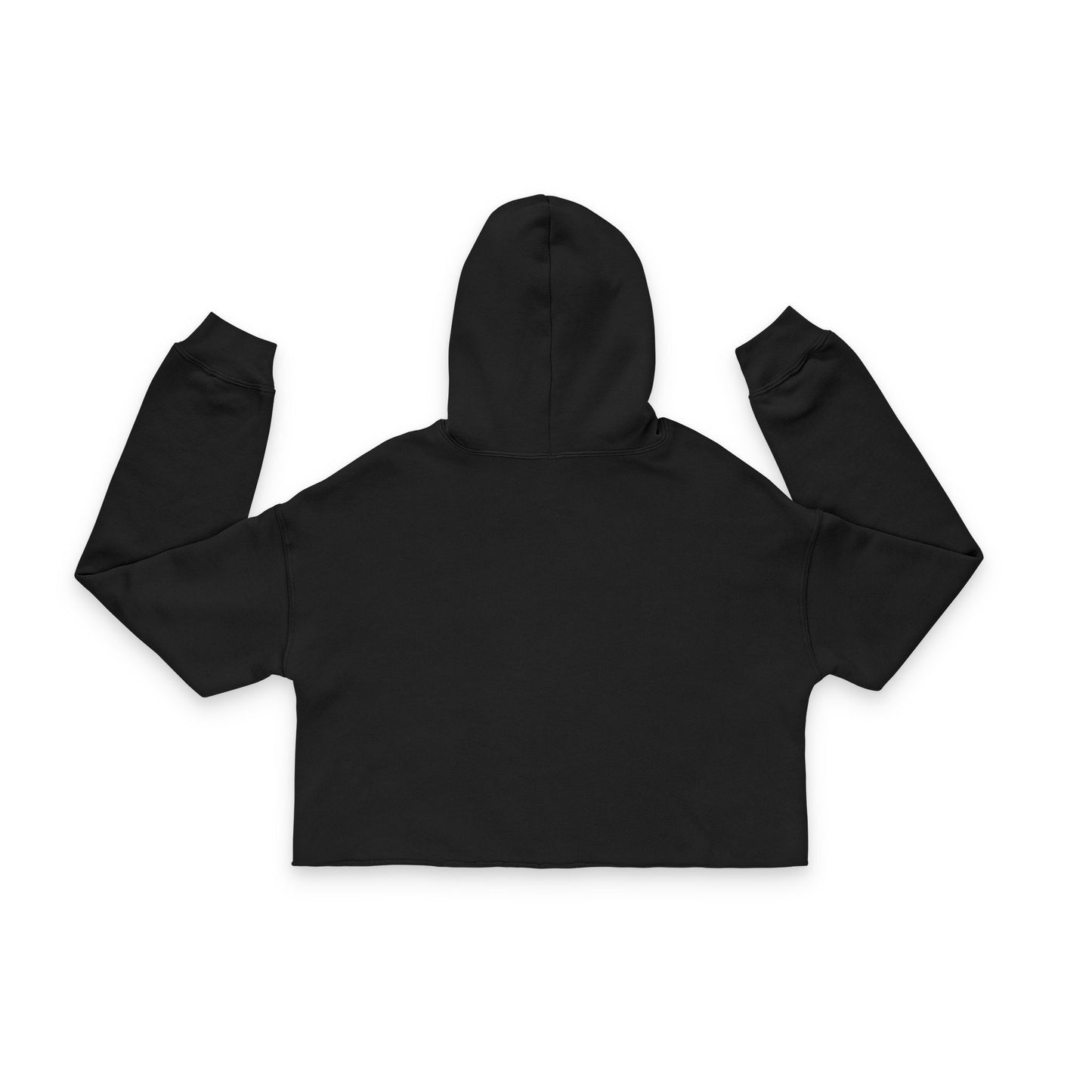 Women's Cropped Hoodie with Sassy Skeleton Design